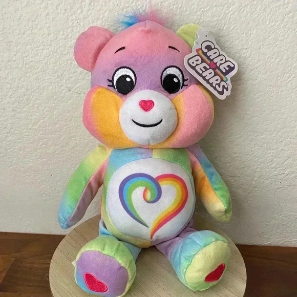 🆕Care Bears Colorful Plushie Togetherness Bear 12”🆕 - Picture 2 of 8